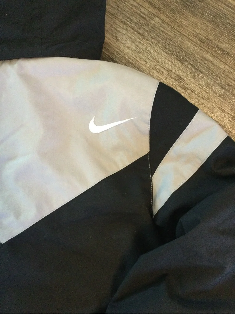 Youth Nike Black and gray reversible Hooded Sports Jacket